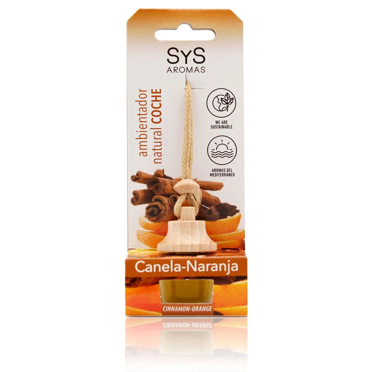Ambientador SyS Coche Style – Canela Naranja 7ml