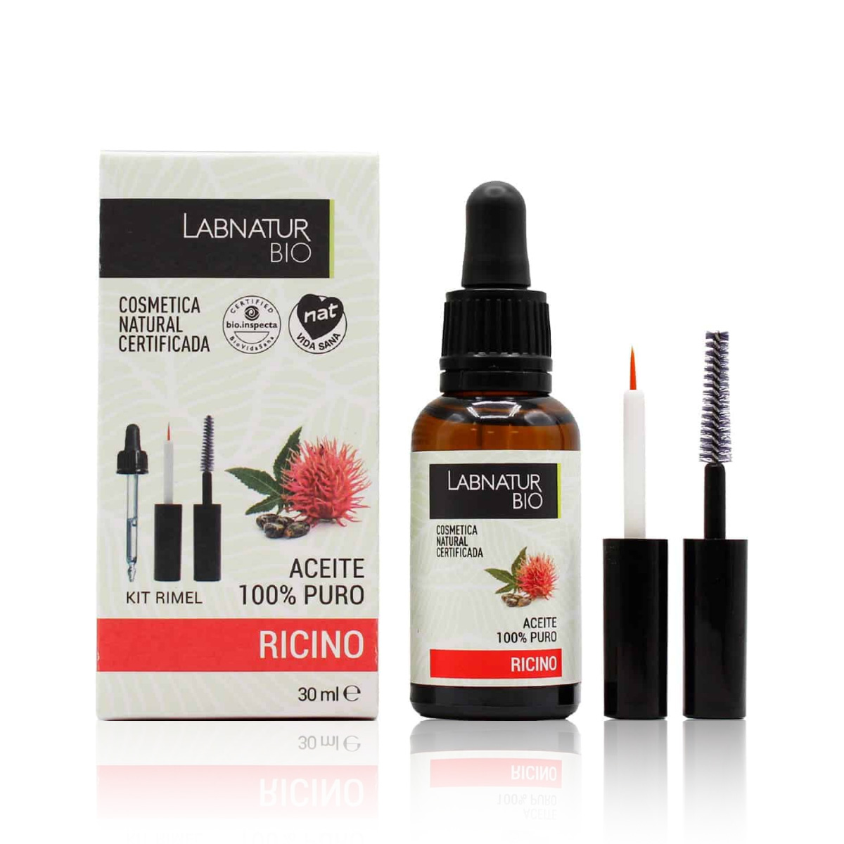Aceite Natural Labnatur Bio – Aceite de Ricino + Kit Rimel 30ml